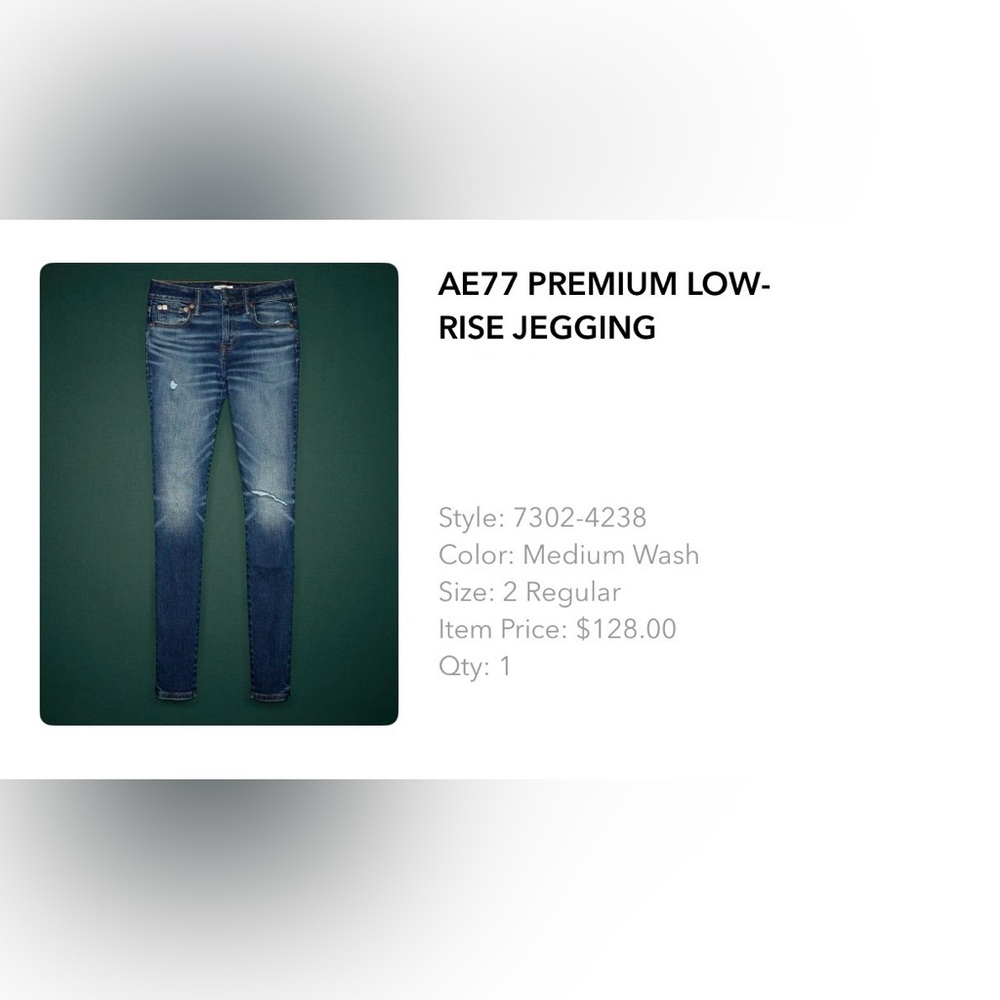AE77 Premium Low-Rise Jegging